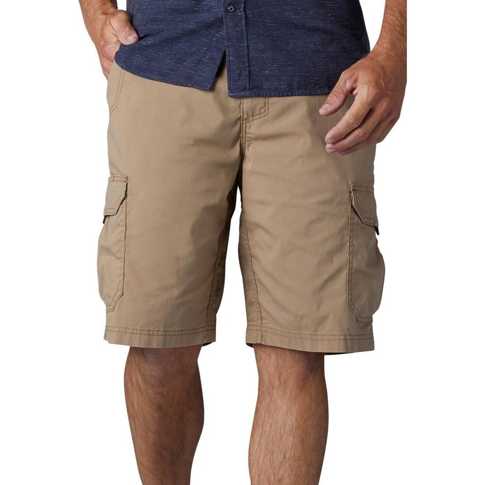 Lee Extreme Motion Crossroad Cargo Shorts Mens 36 Nomad Brown Lightweight NEW